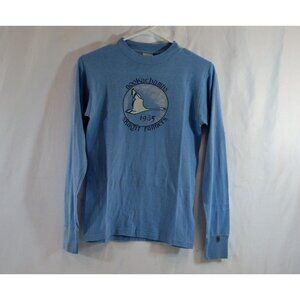 Nookachamps Skagit Runners 1985 Washington Blue Long Sleeve Shirt Vtg